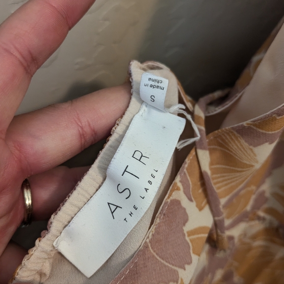 ASTR the Label Marcela Floral Pleated Wrap Dress - Picture 3 of 7